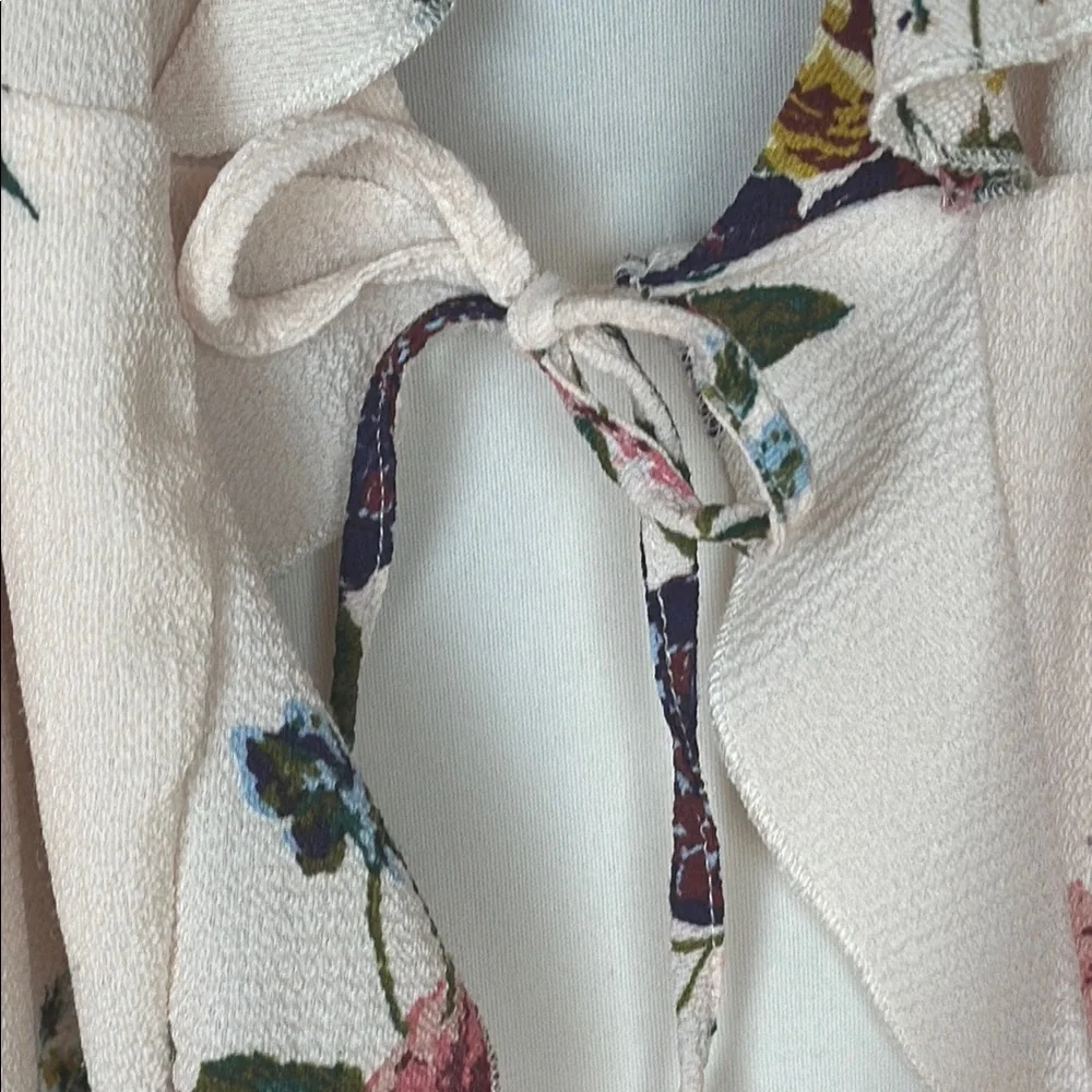 Floral Ruffle Swim Coverup - Picture 3 of 9